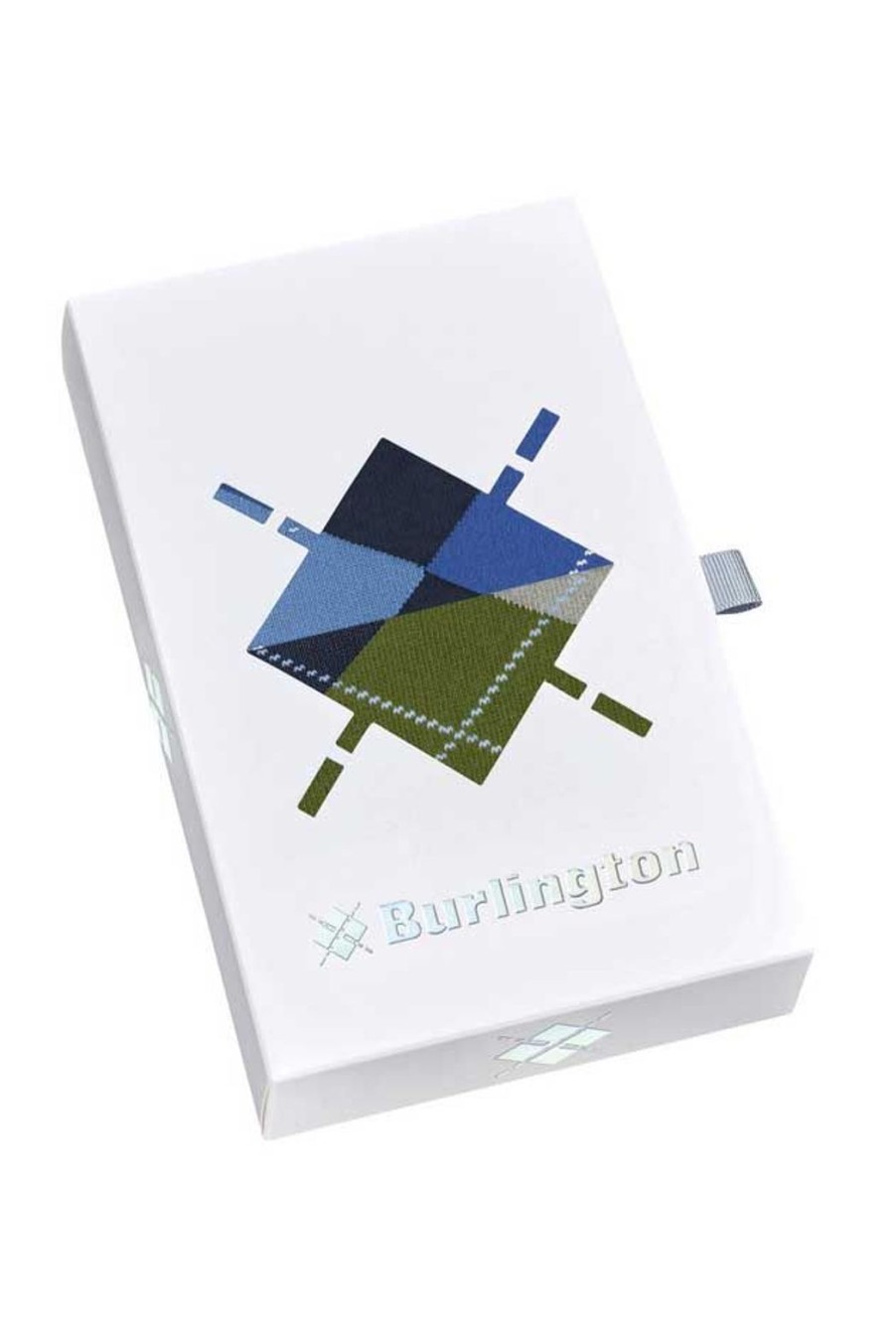 Accessories Burlington | Basic Gift Box Mens Socks - Green & Blue