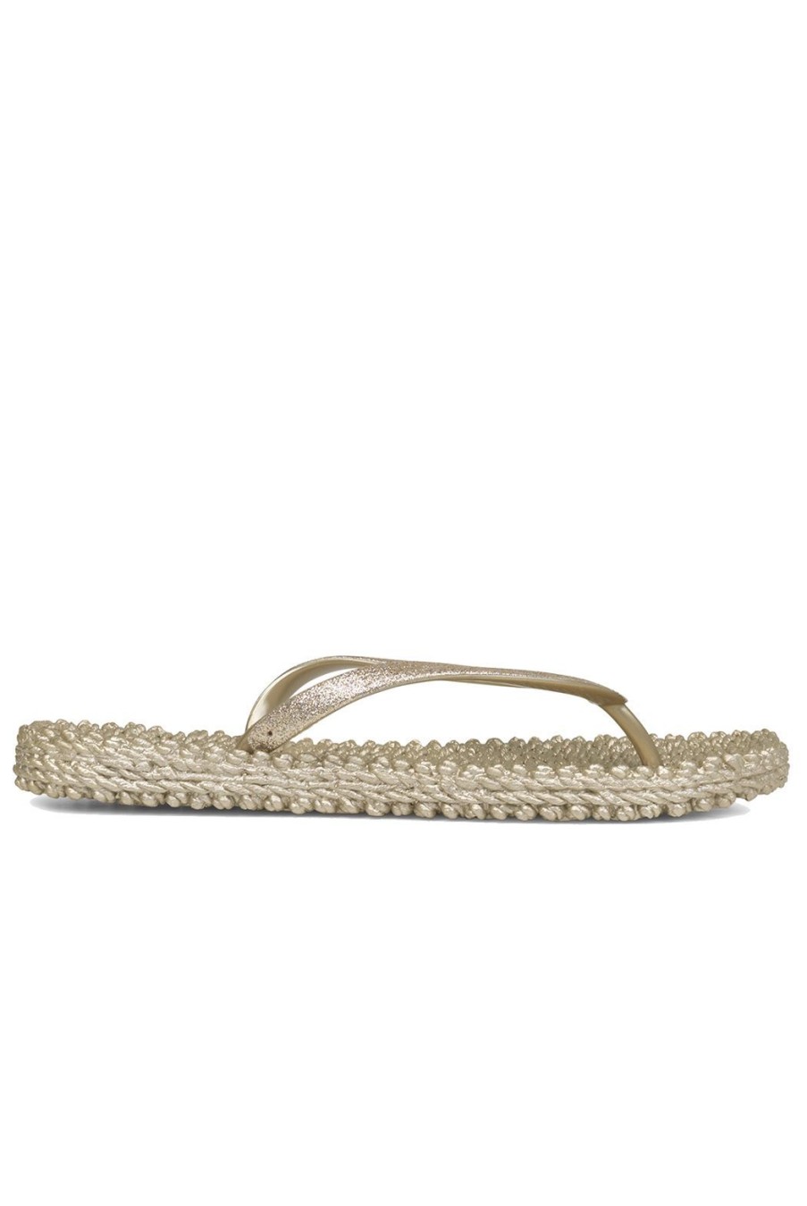 Shoes Ilse Jacobsen | Cheerful Glitter Flip Flops - Platin