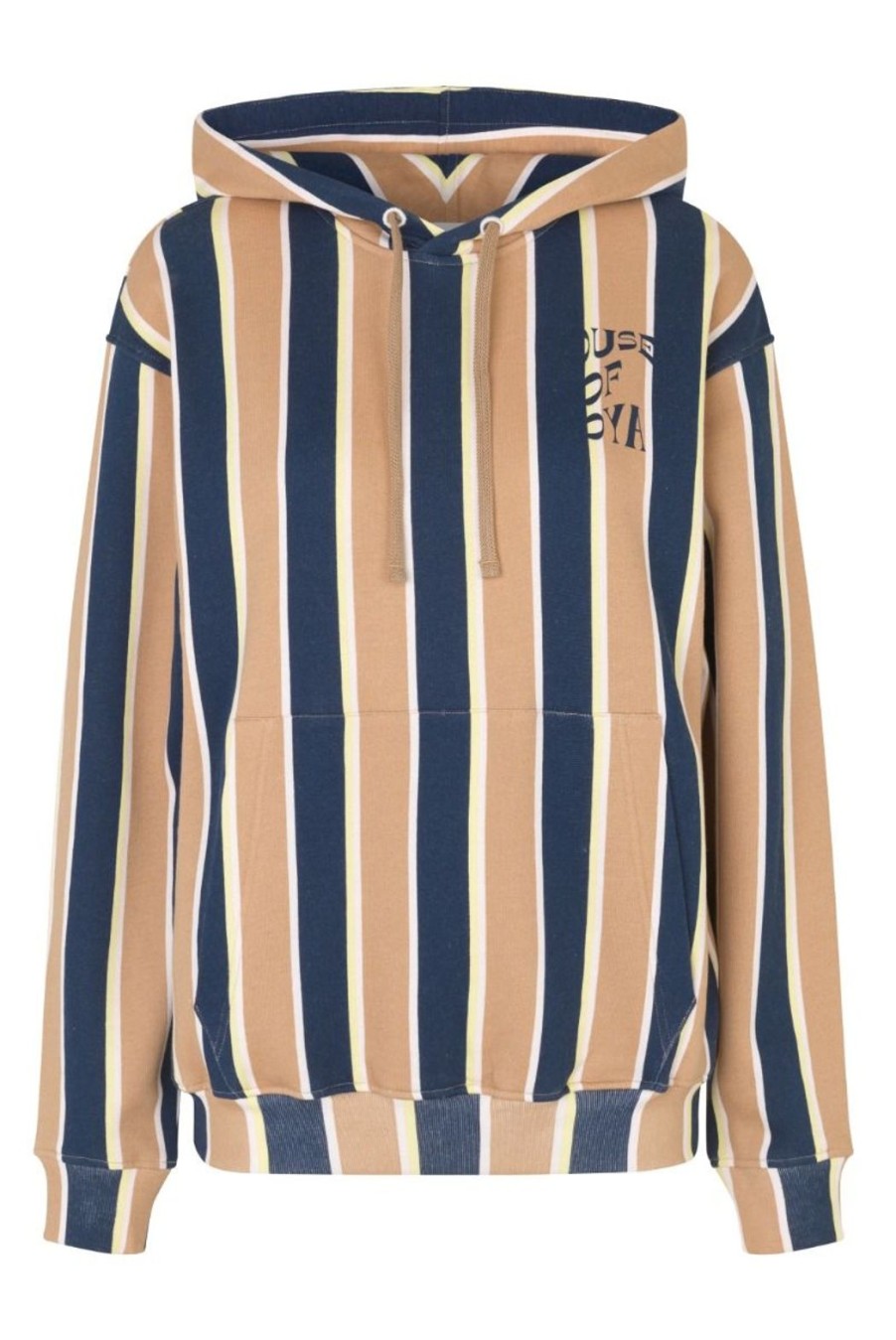 Clothing Stine Goya | Jamila Hoodie - Brown Stripes Responsible