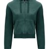 Clothing Juicy Couture | Robertson Classic Velour Hoodie - Rain Forest