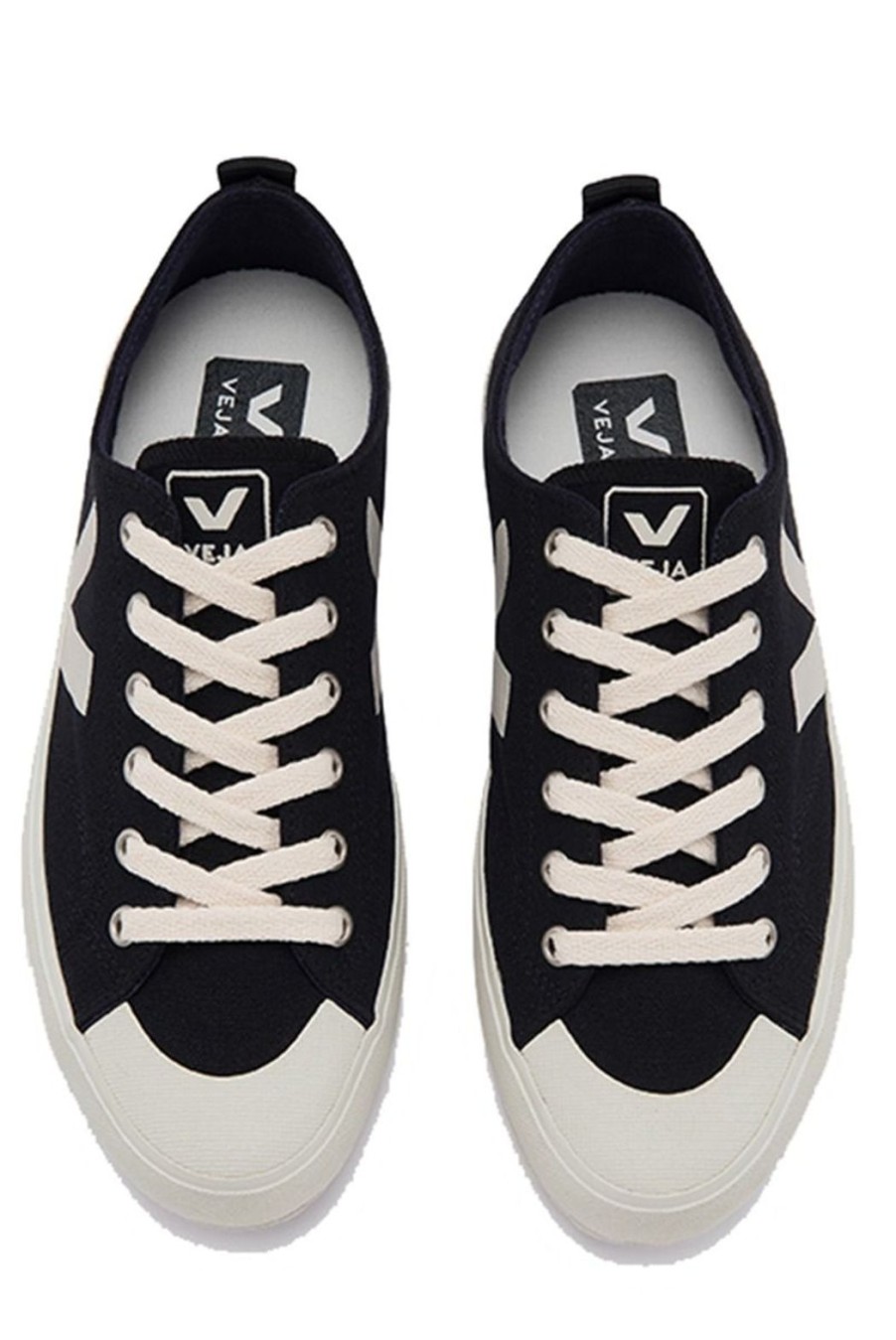 Shoes Veja | Nova Canvas Trainers - Black Pierre