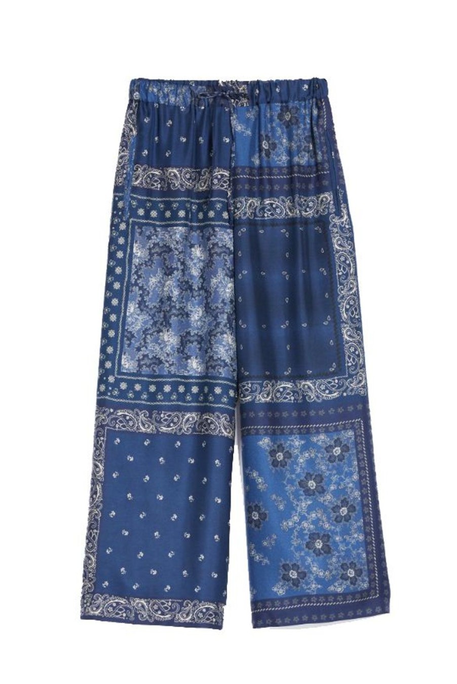 Clothing Weekend MaxMara | Pomez Pure Silk Trousers - Ultramarine