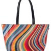 Accessories Paul Smith | Swirl Print Leather Tote Bag - Multicolour