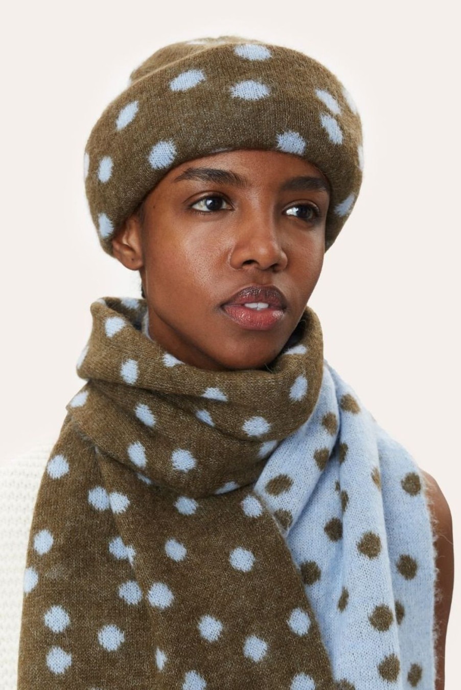 Accessories Stine Goya | Orphea Scarf - Blue Dots