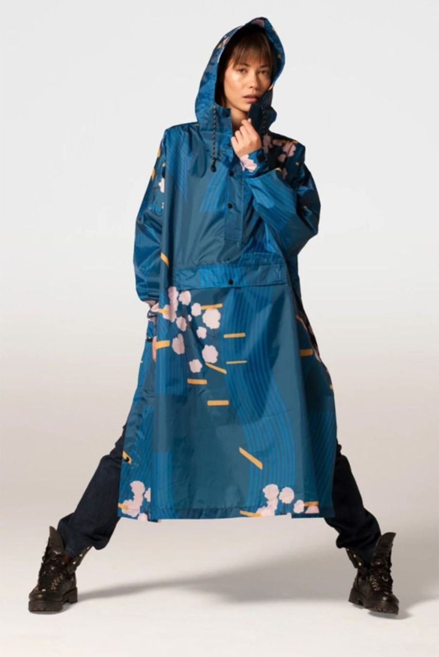 Clothing Rainkiss | Rain Poncho - Japanese Blossom