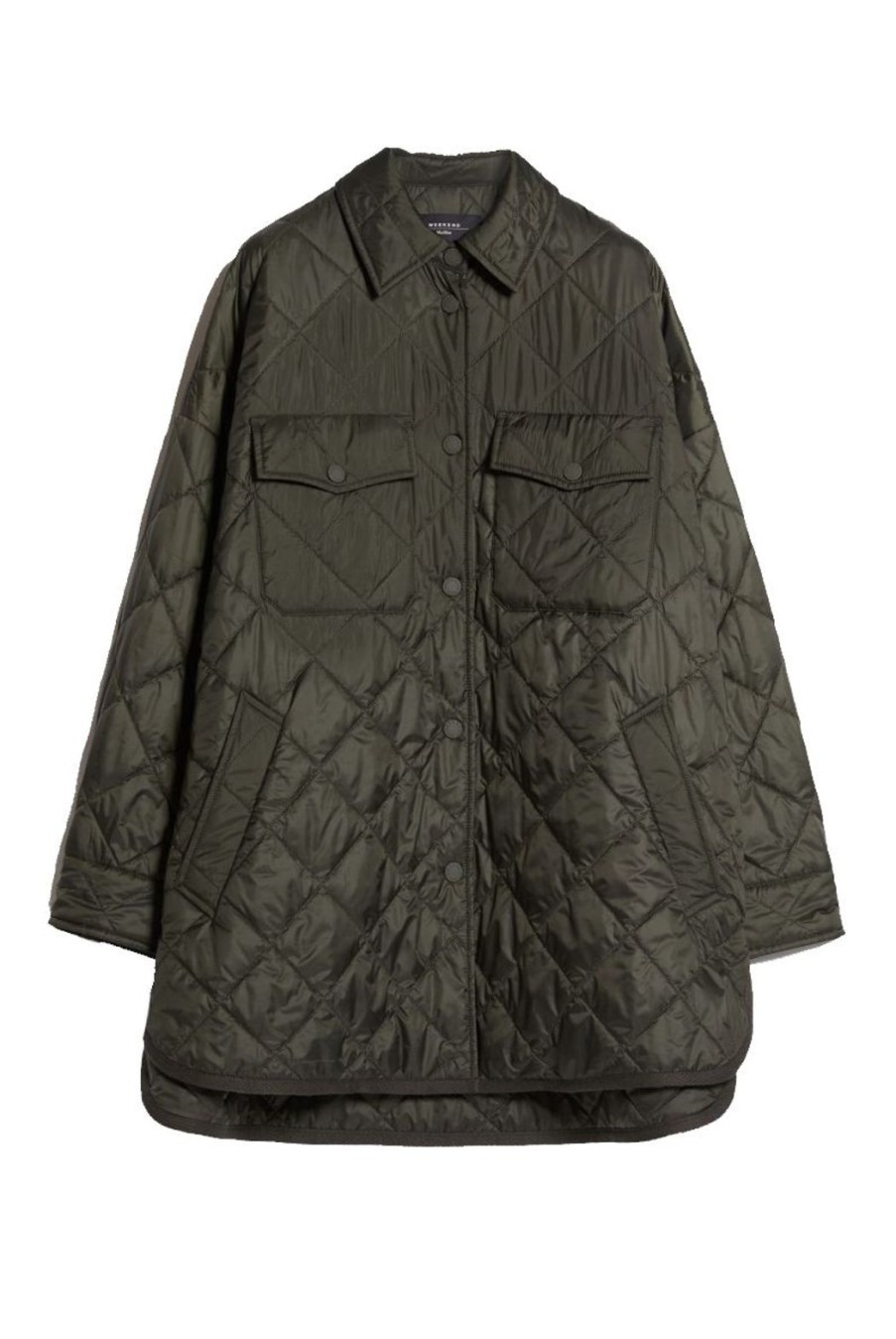 Clothing Weekend MaxMara | Burano Quilted Jacket - Khaki