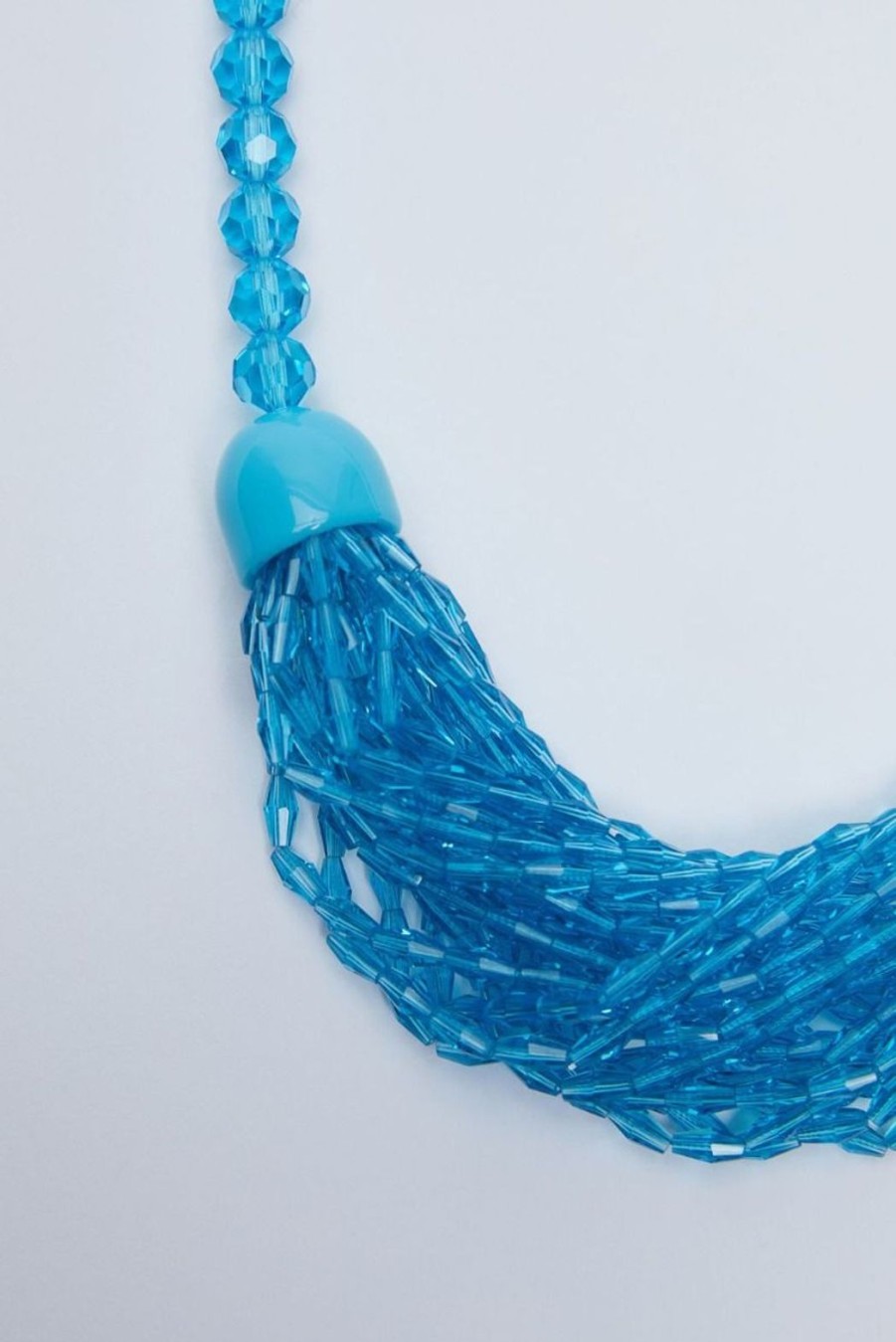 Lifestyle Weekend MaxMara | Agro Glass & Resin Necklace - Light Blue