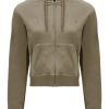 Clothing Juicy Couture | Robertson Classic Velour Hoodie - Vetiver