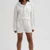 Clothing Juicy Couture | Opal Cosy Fleece Loose Shorts - Sugar Swizzle