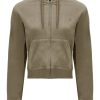 Clothing Juicy Couture | Robertson Classic Velour Hoodie - Vetiver