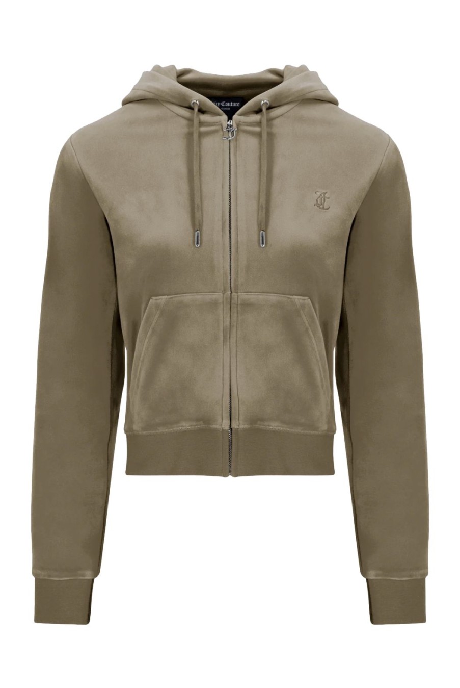 Clothing Juicy Couture | Robertson Classic Velour Hoodie - Vetiver