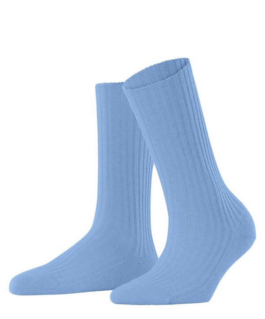 Accessories Falke | Cosy Wool Boot Socks - Arctic Blue