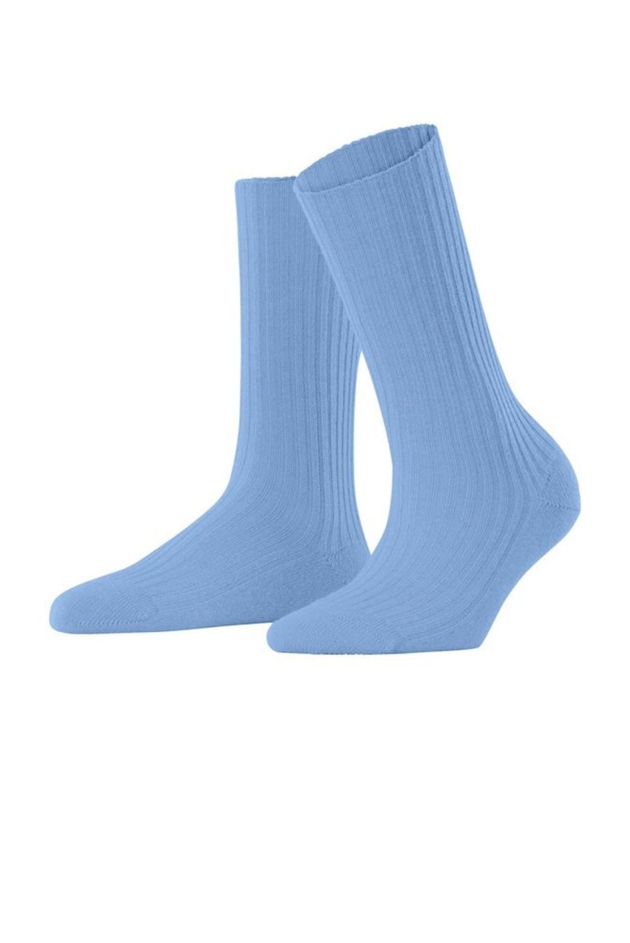 Accessories Falke | Cosy Wool Boot Socks - Arctic Blue