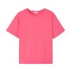 Clothing American Vintage | Fizvalley Short Sleeve T-Shirt - Fluo Pink