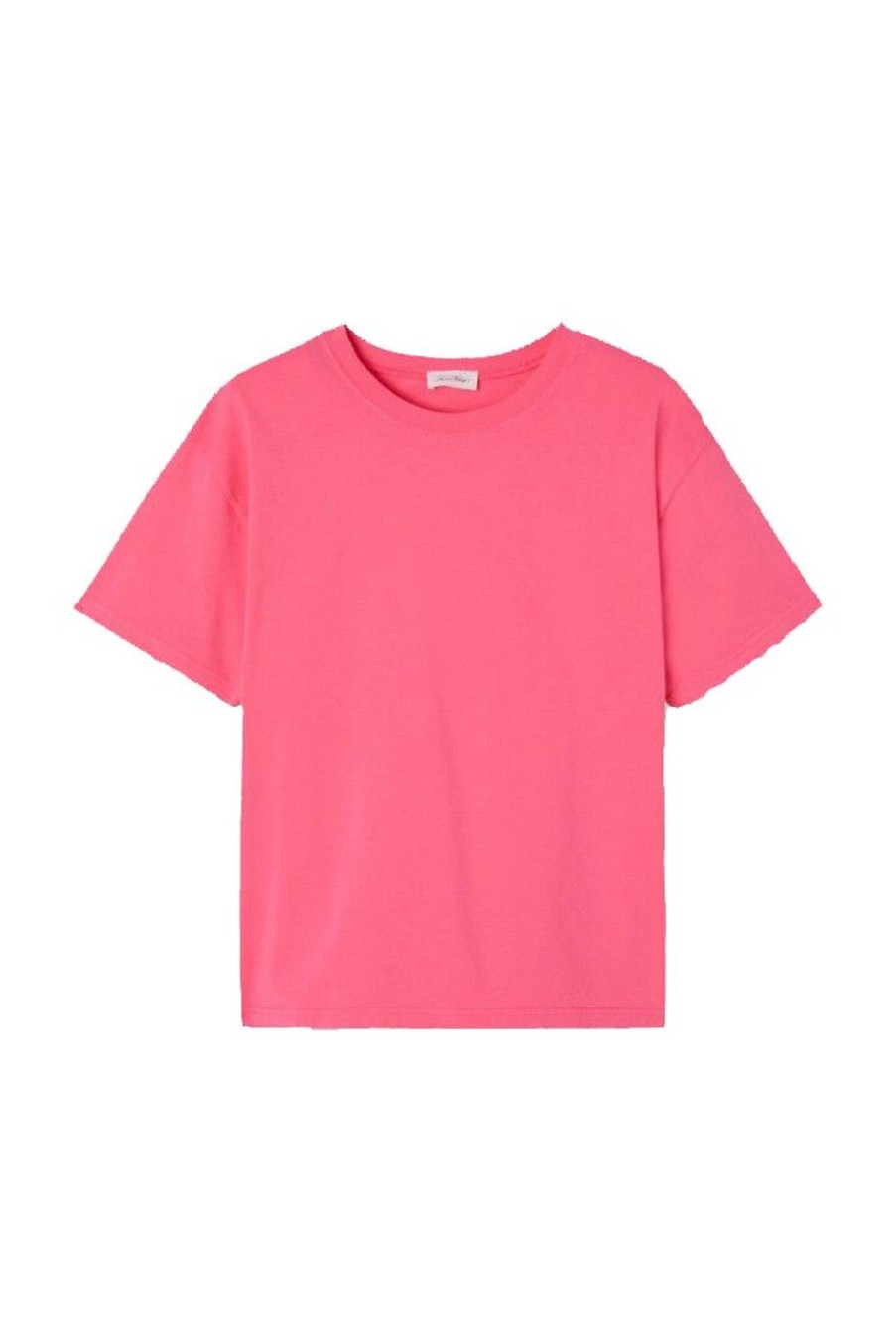 Clothing American Vintage | Fizvalley Short Sleeve T-Shirt - Fluo Pink