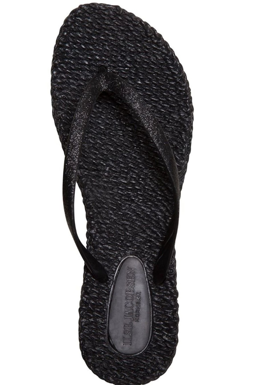 Shoes Ilse Jacobsen | Cheerful Glitter Flip Flops - Black