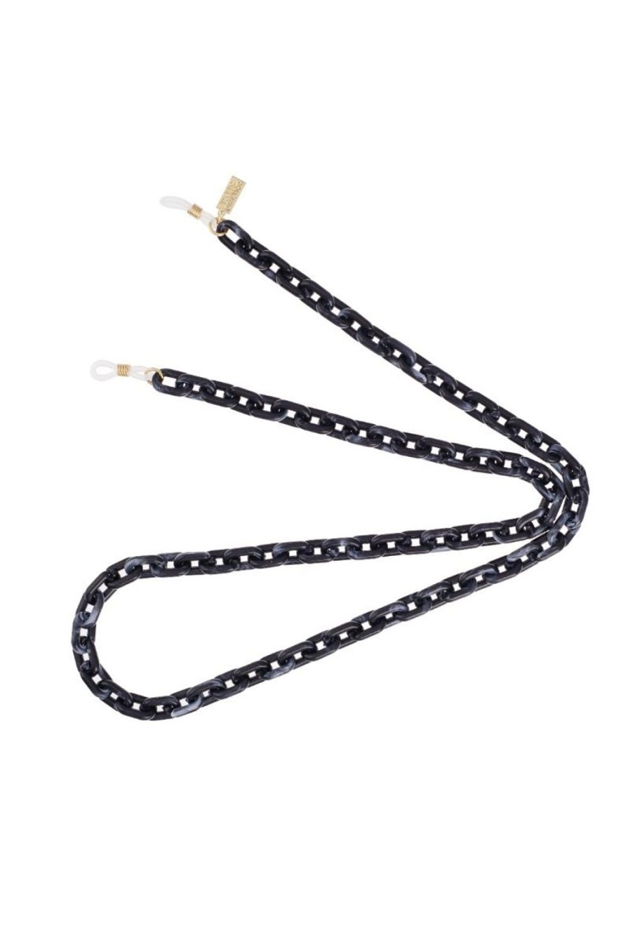 Accessories Talis Chains | Resin Light Sunglasses Chain - Black Marble