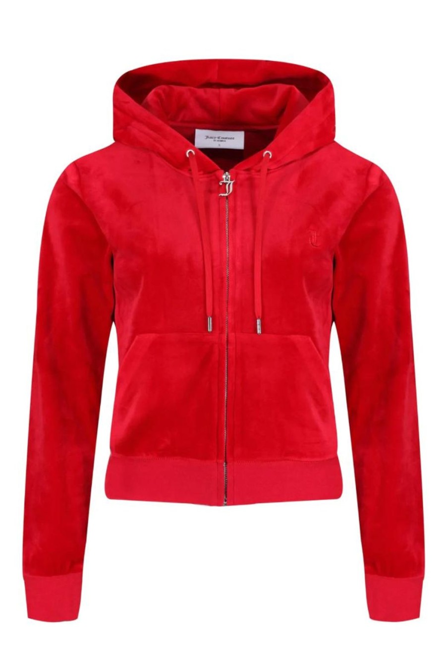 Clothing Juicy Couture | Robertson Classic Velour Hoodie - Astor Red