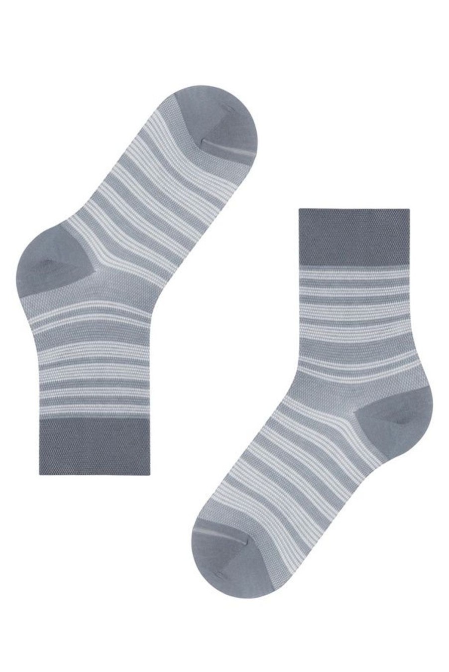 Accessories Falke | Sensitive Sunset Stripe Socks - Blue Smog