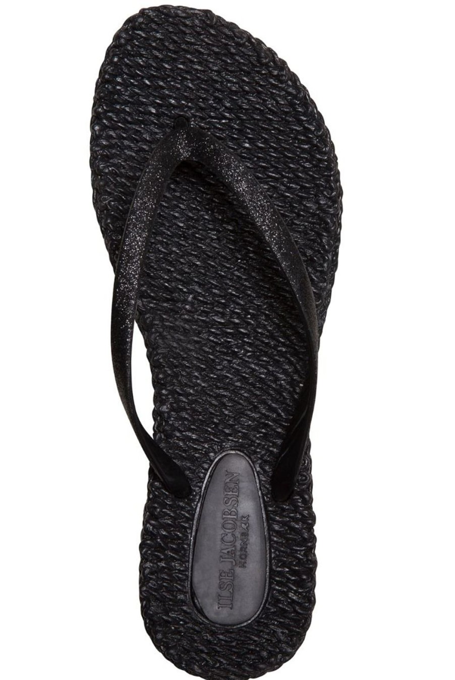 Clothing Ilse Jacobsen | Cheerful Glitter Flip Flops - Black