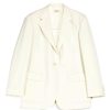 Clothing Weekend MaxMara | Papaile Viscose & Linen Blazer - Ivory