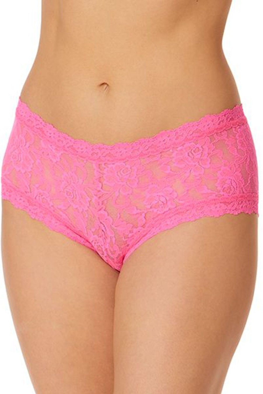 Clothing Hanky Panky | Signature Lace Boyshort - Fiesta Pink