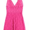 Lifestyle Hanky Panky | Signature Lace Retro Plunge Chemise - Dragon Fruit