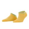 Accessories Falke | Stripe Shimmer Sneaker Socks - Hot Ray