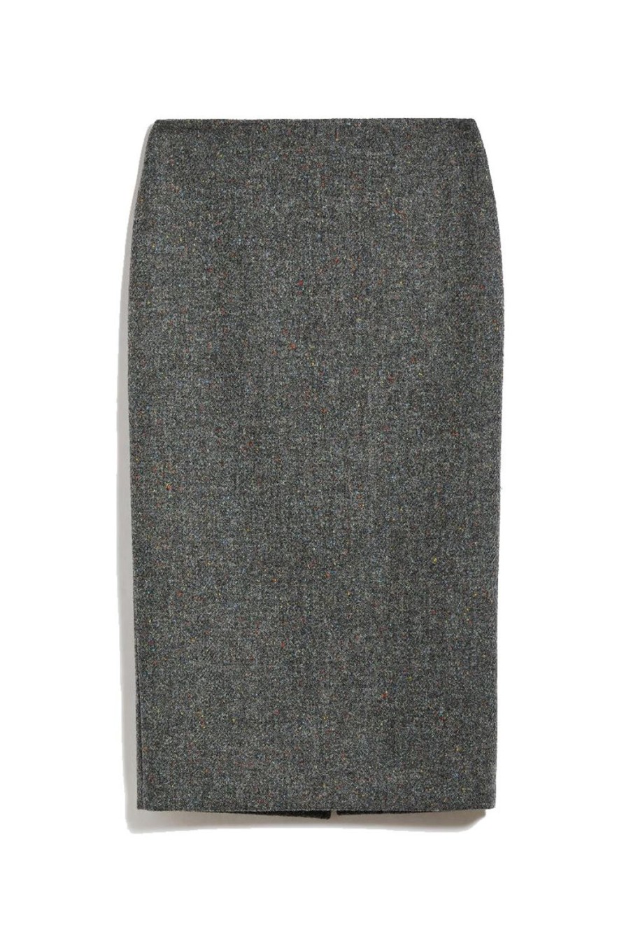 Clothing Weekend MaxMara | Virgus Harris Tweed Skirt - Dark Grey