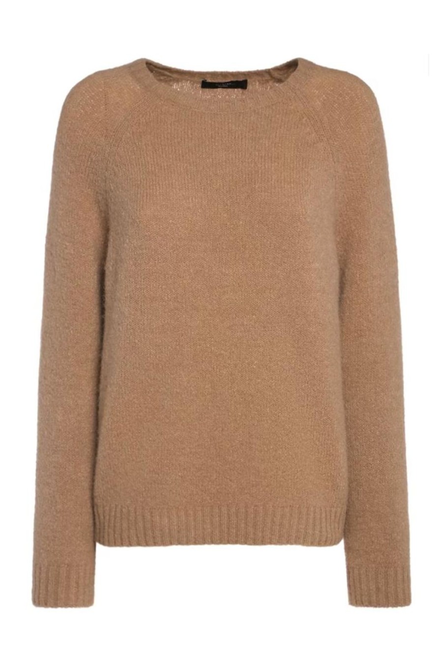 Clothing Weekend MaxMara | Ghiacci Alpaca & Cotton-Blend Sweater - Camel