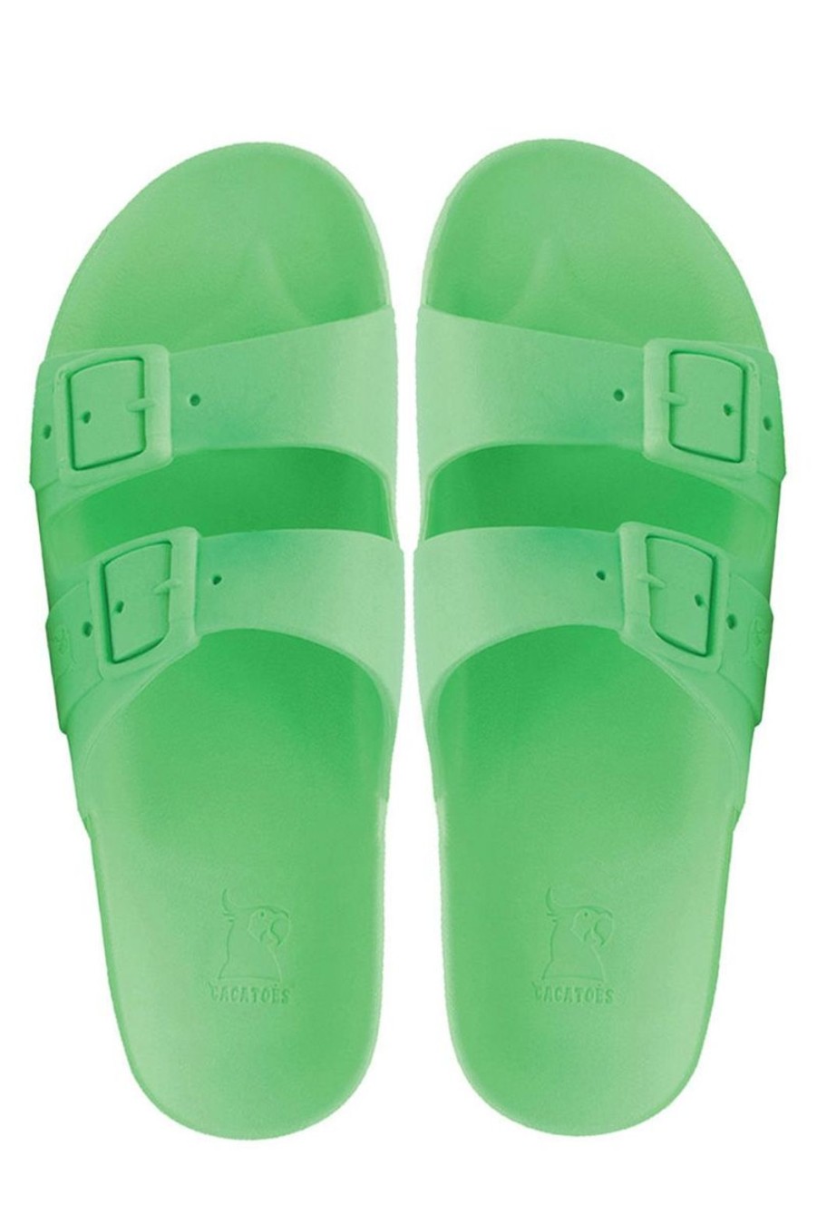 Clothing Cacatoès | Bahia Sandals - Green Fluo