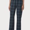 Clothing Paul Smith | Check Wool Blend Trousers - Blue