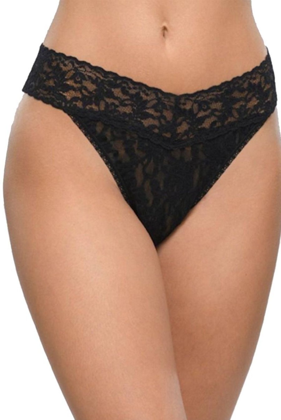 Clothing Hanky Panky | Signature Lace Original Rise Thong - Black