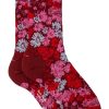 Accessories Paul Smith | Archive Floral Socks - Burgundy