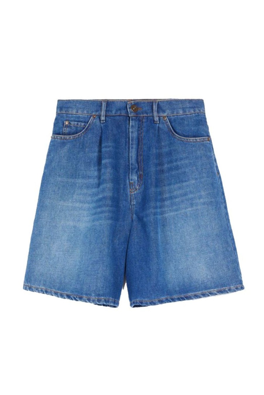 Clothing Weekend MaxMara | Baiardo Denim Bermuda Shorts - Navy