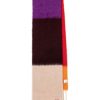 Accessories Paul Smith | Colour Block Fuzzy Scarf - Red