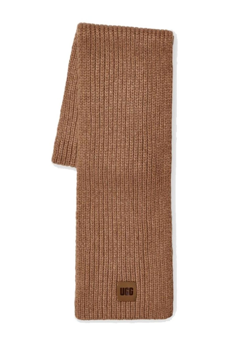 Accessories Ugg | Chunky Rib Knit Scarf - Camel