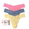 Accessories Hanky Panky | 3 Pack Signature Lace Original Rise Thong