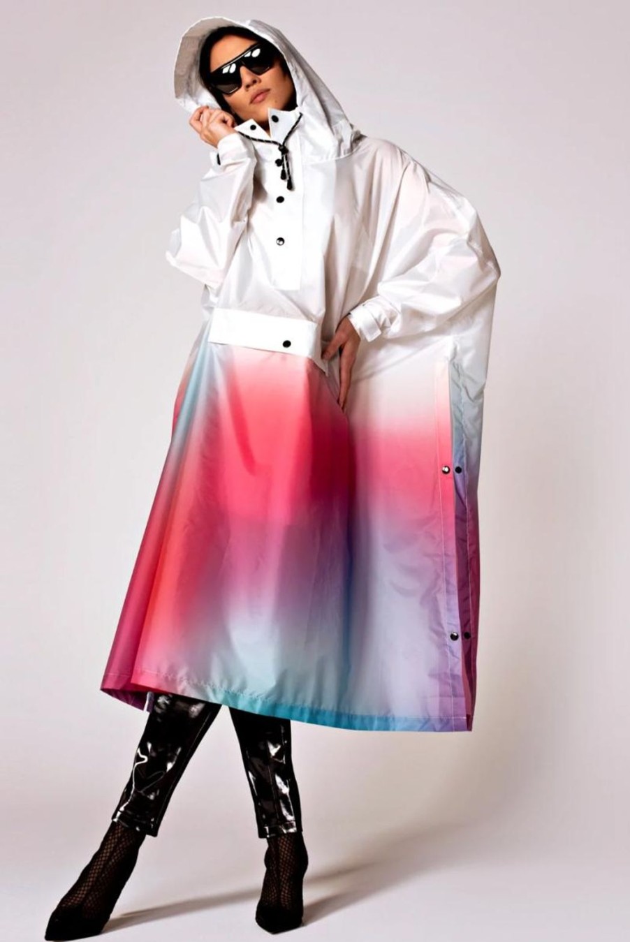 Clothing Rainkiss | Rain Poncho - Disco Dream