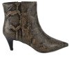 Shoes Ash | Cameron Python Print Boots - Taupe