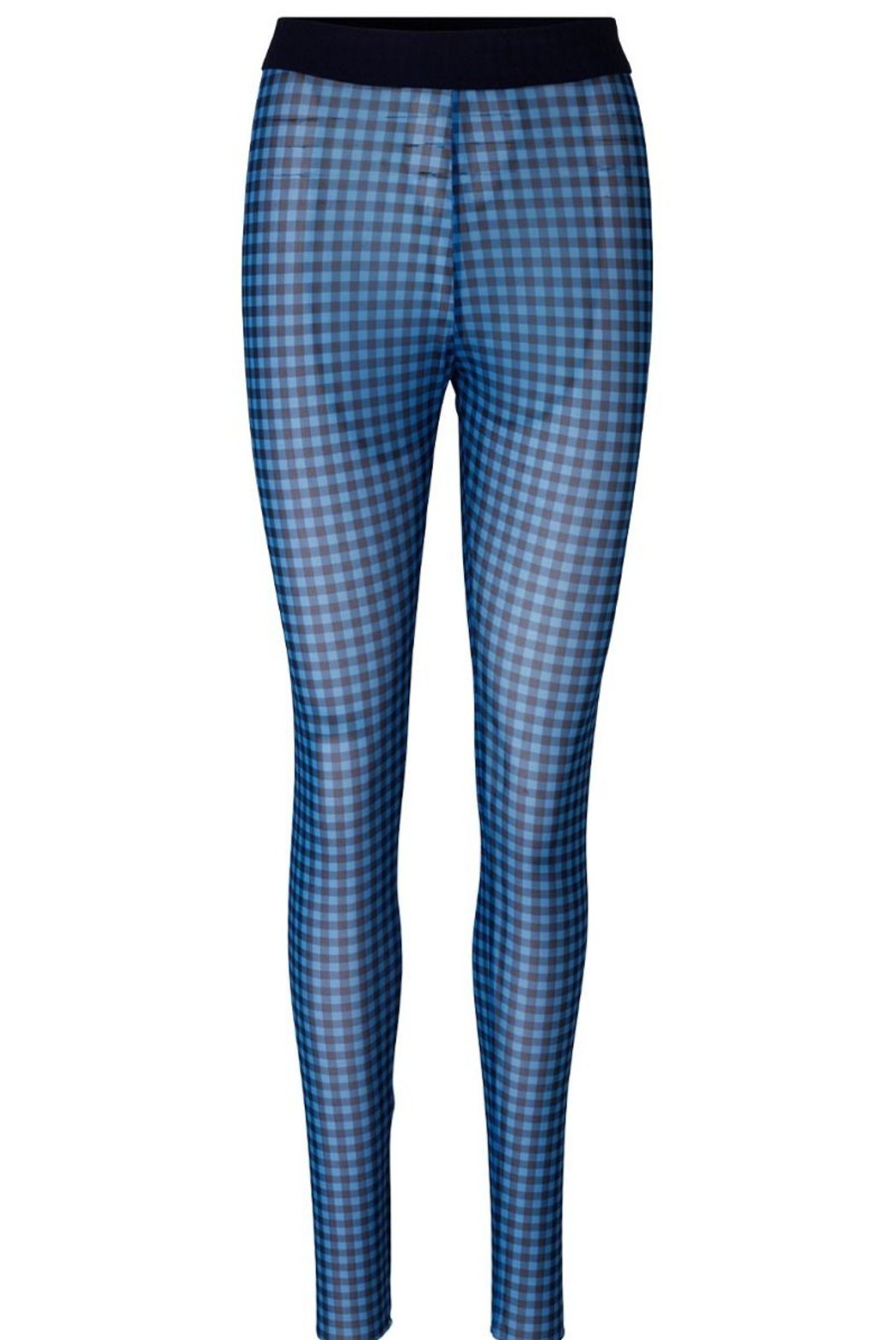 Clothing Baum Und Pferdgarten | Jazzlyn Leggings - Blue Gingham Sustainable