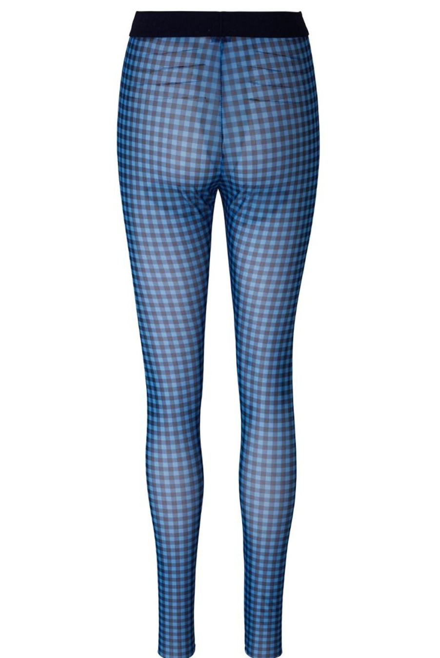 Clothing Baum Und Pferdgarten | Jazzlyn Leggings - Blue Gingham Sustainable