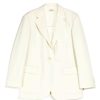 Clothing Weekend MaxMara | Papaile Viscose & Linen Blazer - Ivory