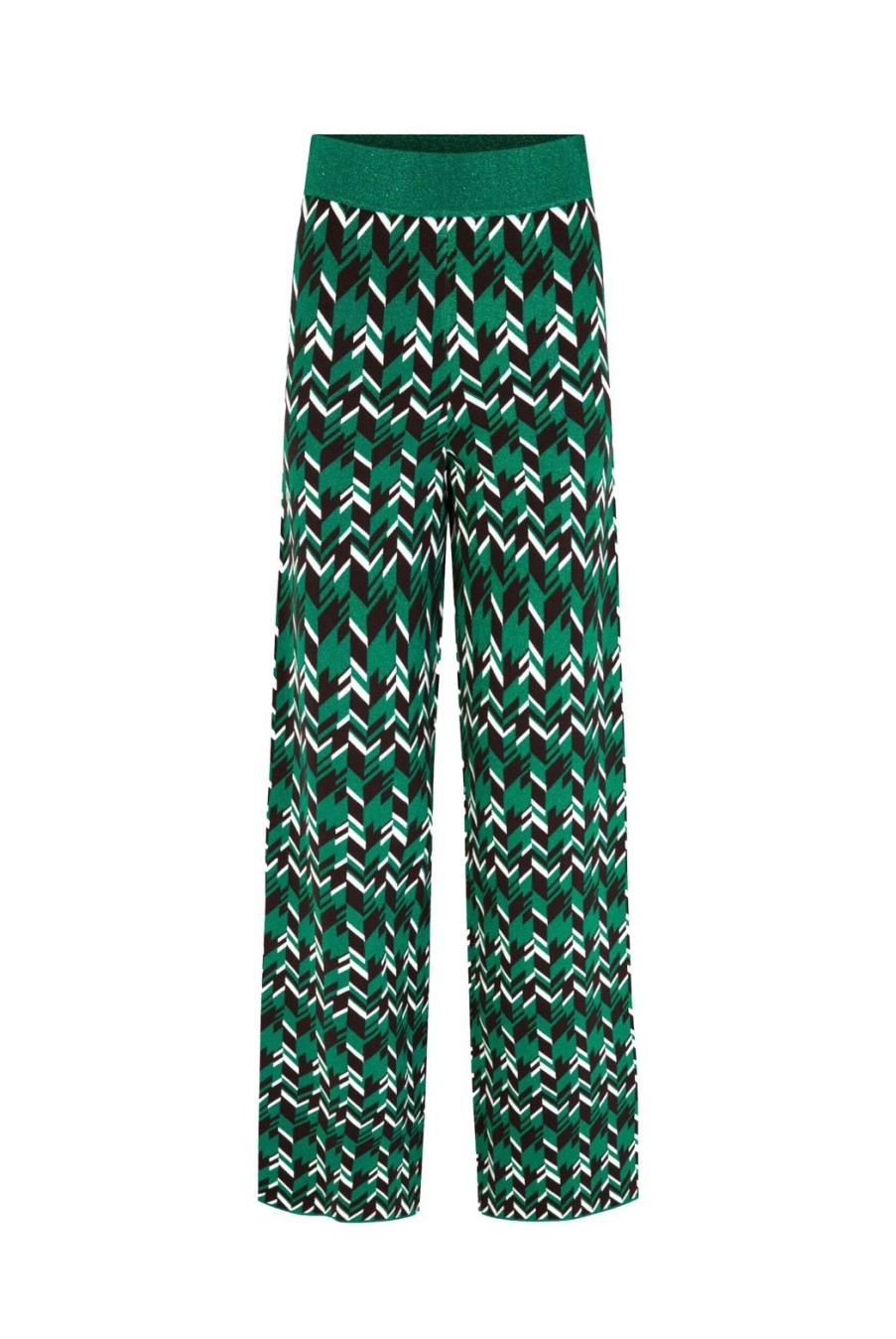 Clothing Baum Und Pferdgarten | Cabery Trousers - Green Geometric