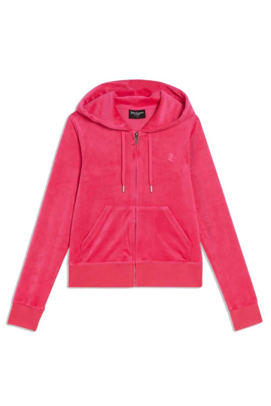 Clothing Juicy Couture | Robertson Classic Velour Hoodie - Pink Glo