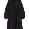 Clothing Weekend MaxMara | Olimpia Hooded Taffeta Duster Coat - Black