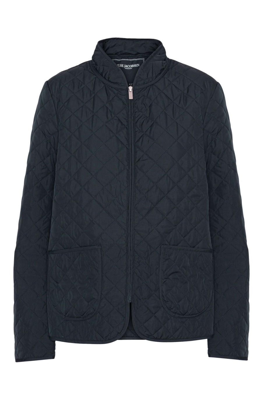 Clothing Ilse Jacobsen | Art27 Padded Quilt Coat - Dark Indigo