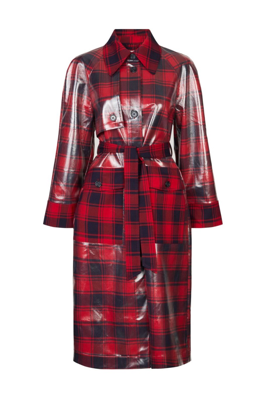 Clothing Baum Und Pferdgarten | Dorothy Coat - Red Margot Check