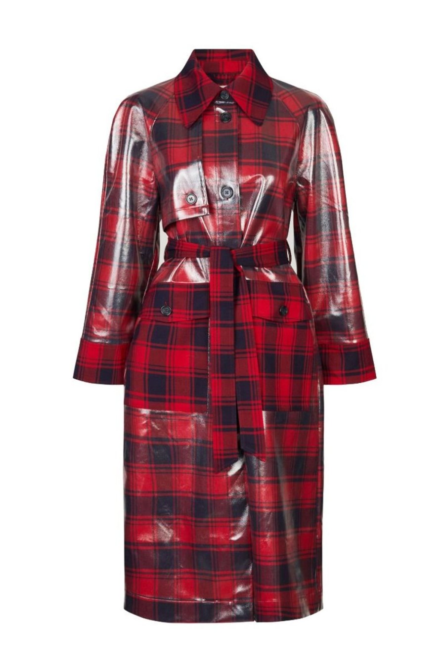 Clothing Baum Und Pferdgarten | Dorothy Coat - Red Margot Check