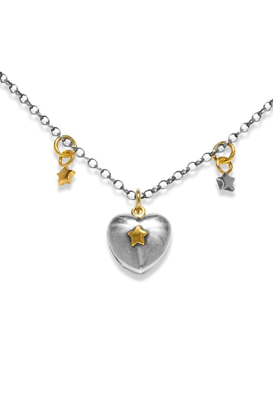 Accessories Sophie Harley | Star Locket Necklace - 18 Inch Chain